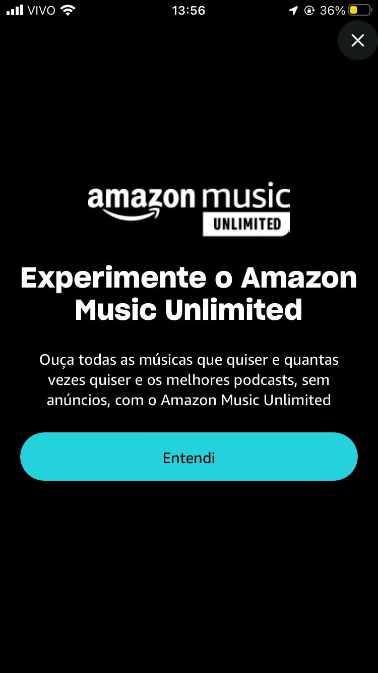 Assinei Amazon Music Unlimited e tem anuncio na alexa nao toca musica especific